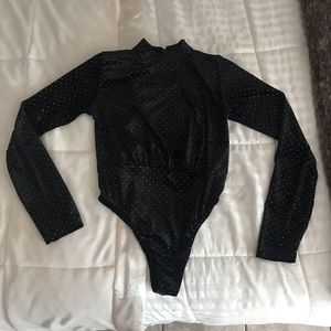 PLT Gemmed, Velvet bodysuit